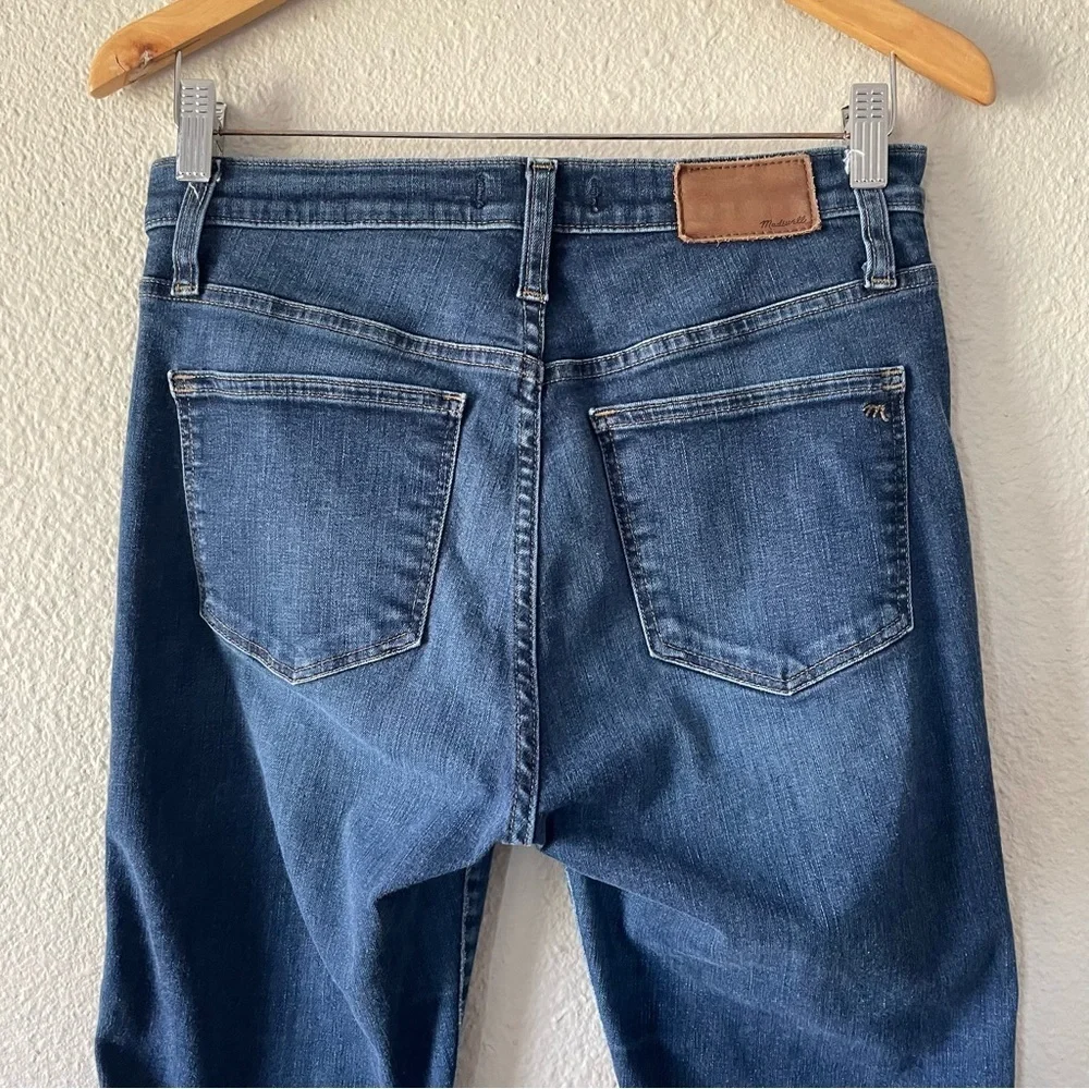 Madewell 10” High Riser Skinny Skinny Jeans Women’s 28 Blue Medium Wash Casual - Picture 8 of 16
